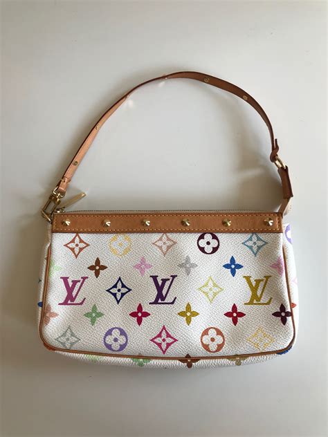 louis vuitton multi pochette olive green|Louis Vuitton multicolor monogram.